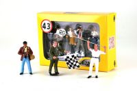 Figurines: 3 figurines de la course auto dans les années 1950(1:43)