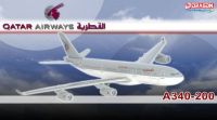 Airbus A340-200 Qatar Airways (1:400)