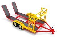 Car Trailer with Tire Rack 