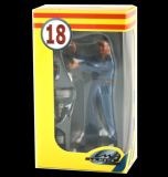 Figur: Bugatti Mechaniker Tankeinfüller - Blau (1:18)