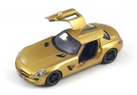 Mercedes Benz SLS with open doors 